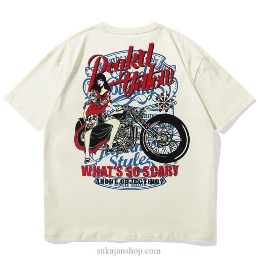 Geisha Biker Biker Sukajan T-shirt 4