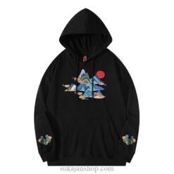 Mountain Landscape Embroidery Harajuku Hoodie 1 Mountain Landscape Embroidery Harajuku Hoodie 1