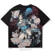 Geisha Full Moon Floral Sukajan T-shirt Geisha Full Moon Floral Sukajan T-shirt