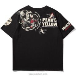 Enchanting Dual Geisha Sukajan T-shirt 2