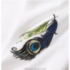Mythical Peacock Embroidered Sukajan Hoodie 13