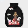 Mythical Flying Dragon Cloud Mountain Embroidered Sukajan Hoodie 3