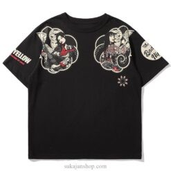 Enchanting Dual Geisha Sukajan T-shirt Enchanting Dual Geisha Sukajan T-shirt