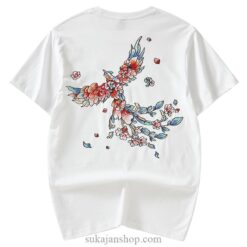 Floral Flying Phoenix T-Shirt 1