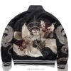 Legendary Dragon Bird Embroidery Stand Collar Japanese Jacket Legendary Dragon Bird Embroidery Stand Collar Japanese Jacket