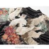 Flower Embroidery Splicing Stand Collar Sukajan Souvenir Jacket 12