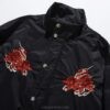 Japanese Embroidery Geisha Riding Dragon Embroidered Sukajan Souvenir Jacket 3 Japanese Embroidery Geisha Riding Dragon Embroidered Sukajan Souvenir Jacket 3