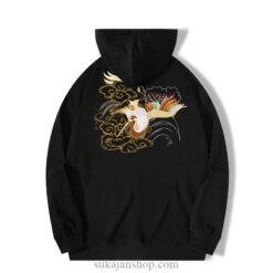 Cloud Mythical Crane Japanese Souvenir Hoodie 1 Cloud Mythical Crane Japanese Souvenir Hoodie 1