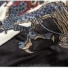 Embroidery Dragon Phoenix Flower Graphic Stand Collar Sukajan Jacket 19