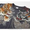 Legendary Dragon and Roaring Tiger Sukajan T-shirt 12