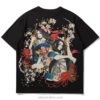 Oversized Floral Geisha Japanese Sukajan T-shirt Oversized Floral Geisha Japanese Sukajan T-shirt