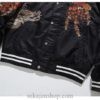 Dragon Cherry Flowers Embroidery Stand Collar Sukajan Jacket 10 Dragon Cherry Flowers Embroidery Stand Collar Sukajan Jacket 10