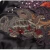 Embroidery Dragon Phoenix Flower Graphic Stand Collar Sukajan Jacket 16