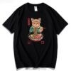 Cute Cat Japanese Sword T-Shirt 2 Cute Cat Japanese Sword T-Shirt 2