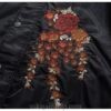 Dragon Cherry Flowers Embroidery Stand Collar Sukajan Jacket 11 Dragon Cherry Flowers Embroidery Stand Collar Sukajan Jacket 11