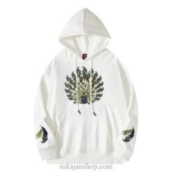 Mythical Peacock Embroidered Sukajan Hoodie 1 Mythical Peacock Embroidered Sukajan Hoodie 1