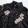 Golden Japanese Embroidery Stand Collar Sukajan Souvenir Jacket 3