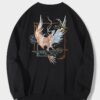 Cloud Crane Harajuku Hoodies Casual Pullover Cotton Sweatshirt 2 Cloud Crane Harajuku Hoodies Casual Pullover Cotton Sweatshirt 2