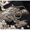 Japanese Mythical Dragon Fox Vintage Embroidered Sukajan Zip-Up Hoodie 14