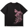 Geisha Full Moon Floral Sukajan T-shirt 2 Geisha Full Moon Floral Sukajan T-shirt 2