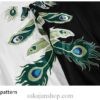 Casual Peacock Tail Japanese Souvenir Hoodie 12