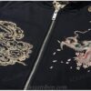 Ancient Dragon Retro Embroidered Sukajan Zip-Up Hoodie 12
