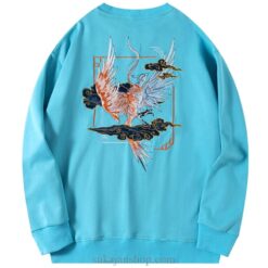 Cloud Crane Harajuku Hoodies Casual Pullover Cotton Sweatshirt 1