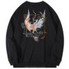 Cloud Crane Harajuku Hoodies Casual Pullover Cotton Sweatshirt 6 Cloud Crane Harajuku Hoodies Casual Pullover Cotton Sweatshirt 6