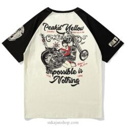 Sexy Bike Riding Geisha Sukajan T-shirt Sexy Bike Riding Geisha Sukajan T-shirt