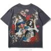 Oversized Floral Geisha Japanese Sukajan T-shirt 4 Oversized Floral Geisha Japanese Sukajan T-shirt 4