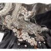 Japanese Satin Dragon Embroidery Bird Sukajan Jacket 12 Japanese Satin Dragon Embroidery Bird Sukajan Jacket 12