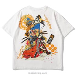 Ancient Japan Geisha Sukajan T-shirt
