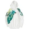 Casual Peacock Tail Japanese Souvenir Hoodie 4 Casual Peacock Tail Japanese Souvenir Hoodie 4