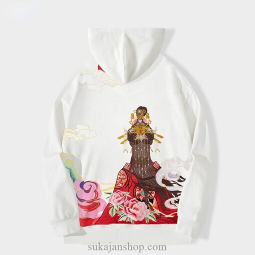 Mythical Flying Dragon Cloud Mountain Embroidered Sukajan Hoodie 2 Mythical Flying Dragon Cloud Mountain Embroidered Sukajan Hoodie 2