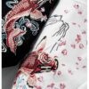 Cotton Cute Japanese Carp Sukajan Embroidered Sukajan T-shirt 12 Cotton Cute Japanese Carp Sukajan Embroidered Sukajan T-shirt 12