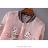 Spring Summer Thin Flower Embroidery Floral Sukajan Cute Jacket 3
