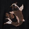 Japanese Golden Jumping Carp Embroidered Sukajan T-shirt 5 Japanese Golden Jumping Carp Embroidered Sukajan T-shirt 5