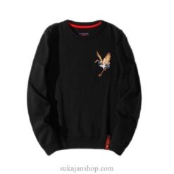 Yokosuka Crane Embroidered Sukajan Sweatshirt 2