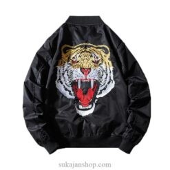 Roaring Tiger Embroidered Sukajan Bomber Jacket 1 Roaring Tiger Embroidered Sukajan Bomber Jacket 1