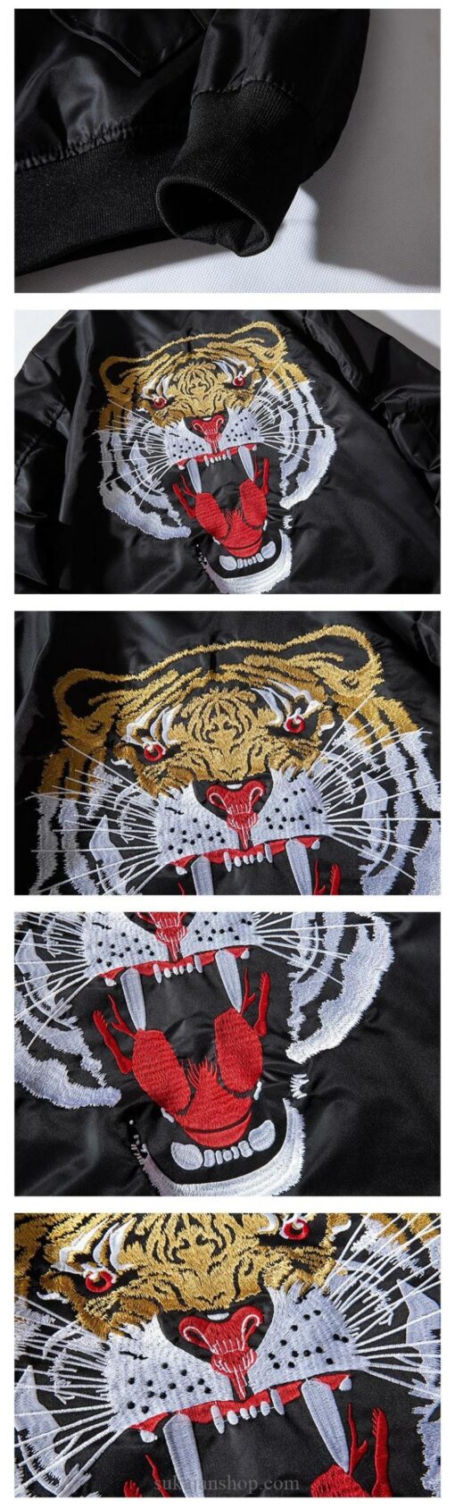 Roaring Tiger Embroidered Sukajan Bomber Jacket 9