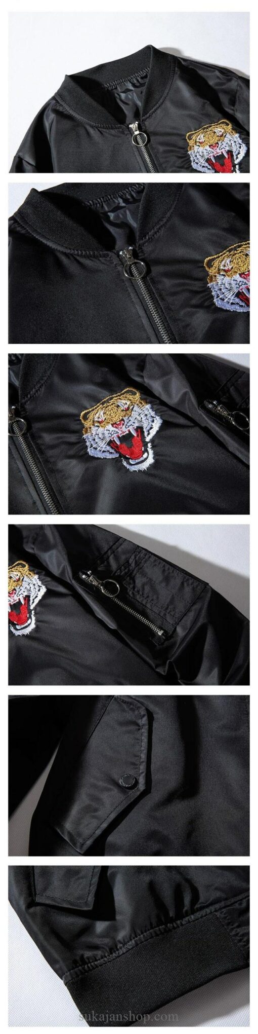 Roaring Tiger Embroidered Sukajan Bomber Jacket 8