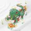 Men Embroidery Kirin Casual Dragon Summer T-Shirt 5