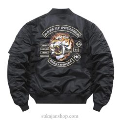 Military Roaring Tiger Embroidered Sukajan Bomber Jacket 1 Military Roaring Tiger Embroidered Sukajan Bomber Jacket 1