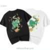 Men Embroidery Kirin Casual Dragon Summer T-Shirt 11