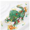Men Embroidery Kirin Casual Dragon Summer T-Shirt 13