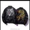 Golden Lone Tiger Embroidered Sukajan Jacket 12
