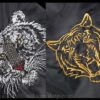 Golden Lone Tiger Embroidered Sukajan Jacket 15