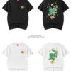 Men Embroidery Kirin Casual Dragon Summer T-Shirt 12