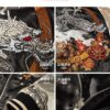 Black White Spring and Autumn Embroidered Jacket Dragon Sukajan Jacket 11