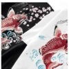 Cotton Cute Japanese Carp Sukajan Embroidered Sukajan T-shirt 11 Cotton Cute Japanese Carp Sukajan Embroidered Sukajan T-shirt 11